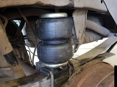 Рис. 4 Наши проекты: Установка вспомогательной пневмоподвески на Nissan NP300