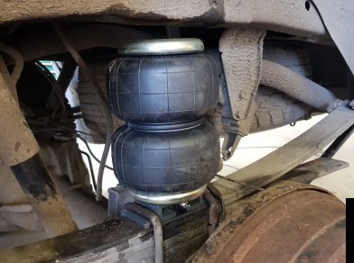 Рис. 4 Наши проекты: Установка вспомогательной пневмоподвески на Nissan NP300