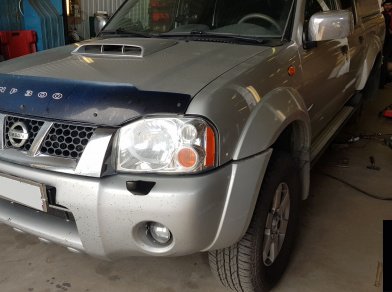 Рис. 1 Наши проекты: Установка вспомогательной пневмоподвески на Nissan NP300