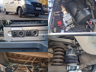 Рис. 8 Наши проекты: Пневмоподвеска Арайд на Газель, Транзит, Ивеко и другие коммерческие автомобили с установкой в Нижнем Новгороде