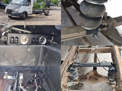 Рис. 7 Наши проекты: Пневмоподвеска Арайд на Газель, Транзит, Ивеко и другие коммерческие автомобили с установкой в Нижнем Новгороде