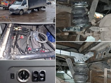 Рис. 2 Наши проекты: Пневмоподвеска Арайд на Газель, Транзит, Ивеко и другие коммерческие автомобили с установкой в Нижнем Новгороде