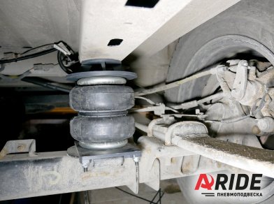 Рис. 3 Наши проекты: Установка пневмоподвески на Opel Movano B