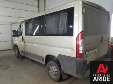 Рис. 6 Наши проекты: Пневмоподвеска на Peugeot Boxer для грузоподъемности - Этапы установки