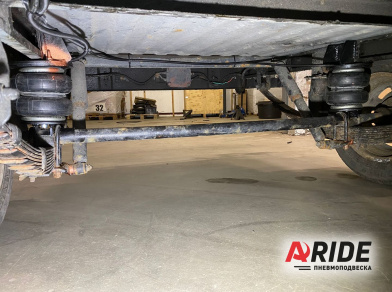 Рис. 2 Наши проекты: Пневматическая подвеска прицеп МАЗ 816200 