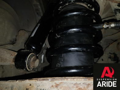 Рис. 4 Наши проекты: Установка вставок в пружины Blackstone на Skoda Superb