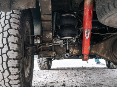 Рис. 3 Наши проекты: Пневмоподушки на Тойота Дюна