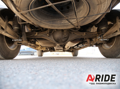 Рис. 7 Наши проекты: Пневмоподвеска Toyta Hiace