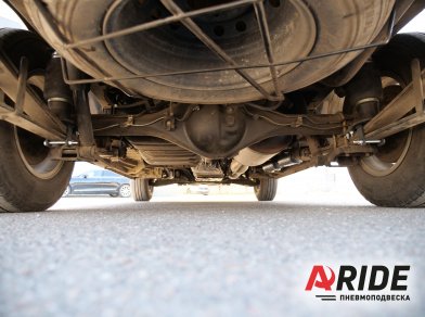 Рис. 7 Наши проекты: Пневмоподвеска Toyta Hiace