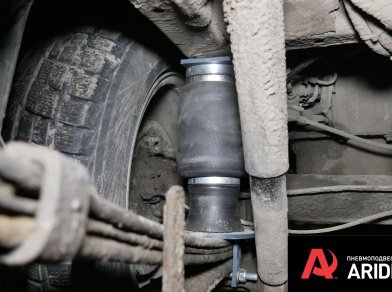 Рис. 5 Наши проекты: Установка пневмоподвески на Toyota Hiace