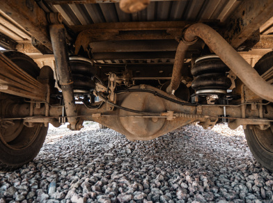 Рис. 3 Пневмоподвеска на Toyota ToyoAce LY112