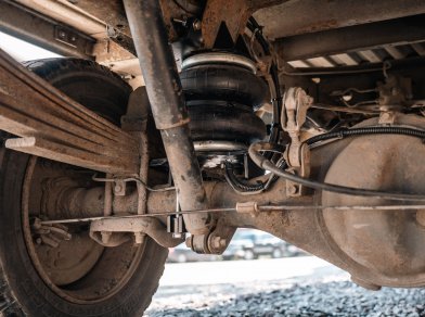 Рис. 4 Пневмоподвеска на Toyota ToyoAce LY112