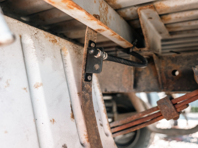 Рис. 6 Пневмоподвеска на Toyota ToyoAce LY112