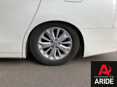 Рис. 11 Наши проекты: Установка пневмоподвески на переднюю и заднюю ось с автоматической системой управления Airlift 3H на Toyota Alphard