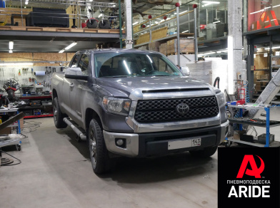 Рис. 1 Наши проекты: Пневмоподвеска задняя ось Тойота Тундра