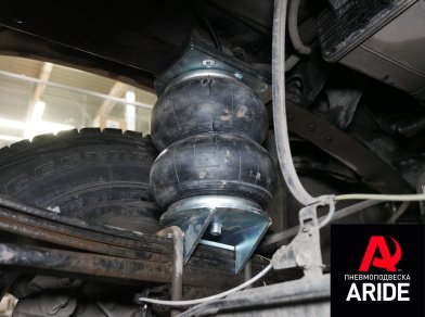 Рис. 4 Наши проекты: Пневмоподвеска задняя ось Тойота Тундра