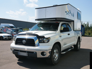 Рис. 2 Наши проекты: Пневмоподвеска на заднюю ось Toyota Tundra