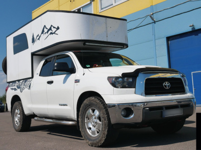 Рис. 1 Наши проекты: Пневмоподвеска на заднюю ось Toyota Tundra