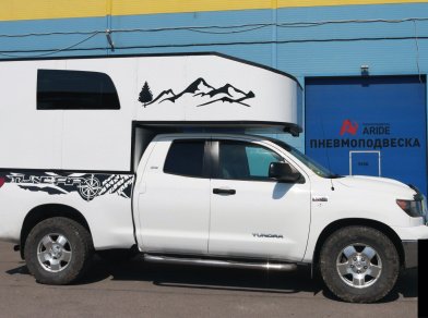 Рис. 3 Наши проекты: Пневмоподвеска на заднюю ось Toyota Tundra