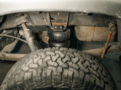 Рис. 6 Наши проекты: Пневмоподвеска на Toyota Tundra