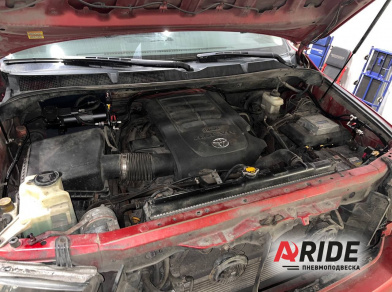 Рис. 2 Наши проекты: Проект установки пневмоподвески на Toyota Tundra