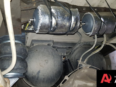 Рис. 11 Наши проекты: Пневмоподвеска на ﻿Toyota Tundra на увеличенных подушках- Этапы установки