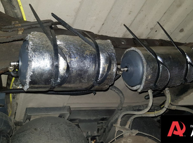 Рис. 9 Наши проекты: Пневмоподвеска на ﻿Toyota Tundra на увеличенных подушках- Этапы установки