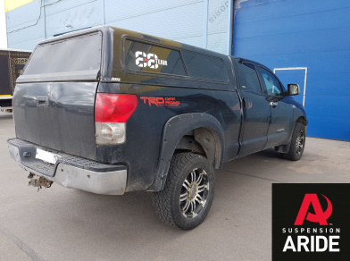 Рис. 18 Наши проекты: Пневмоподвеска на Toyota Tundra для усиления - Этапы установки