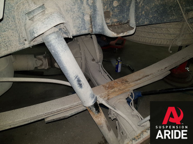 Рис. 4 Наши проекты: Пневмоподвеска на Toyota Tundra для усиления - Этапы установки