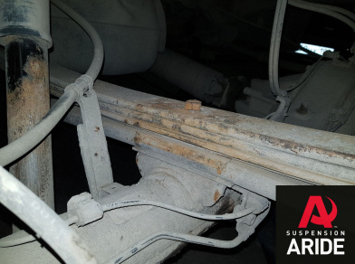 Рис. 5 Наши проекты: Пневмоподвеска на Toyota Tundra для усиления - Этапы установки