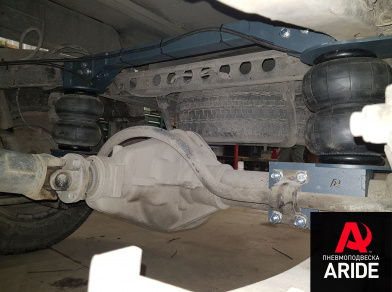 Рис. 6 Наши проекты: Пневмоподвеска на УАЗ Профи (Profi) - Этапы установки