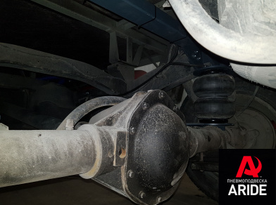 Рис. 4 Наши проекты: Пневмоподвеска на УАЗ Профи (Profi) - Этапы установки