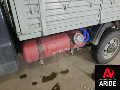 Рис. 1 Наши проекты: Пневмоподвеска на УАЗ Профи (Profi) - Этапы установки