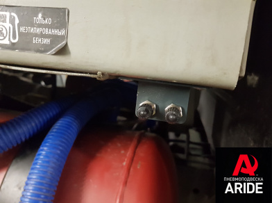 Рис. 9 Наши проекты: Пневмоподвеска на УАЗ Профи (Profi) - Этапы установки