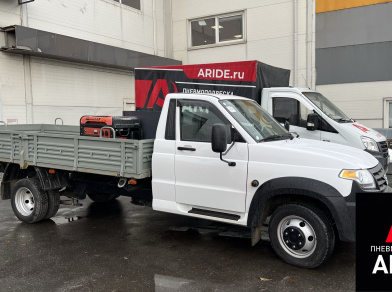 Рис. 2 Наши проекты: Пневмоподвеска на УАЗ Profi Спарка Полуторка