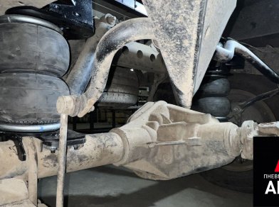 Рис. 6 Наши проекты: Пневмоподвеска на УАЗ Profi Спарка Полуторка