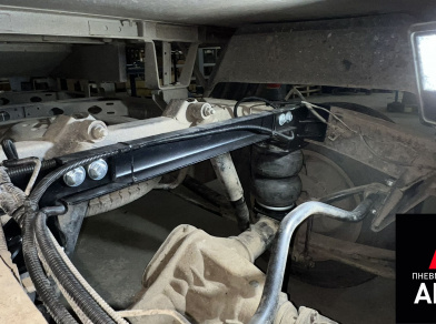 Рис. 5 Наши проекты: Пневмоподвеска на УАЗ Profi Спарка Полуторка