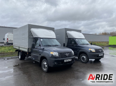 Рис. 1 Наши проекты: Пневмоподвеска на УАЗ Профи Полуторка