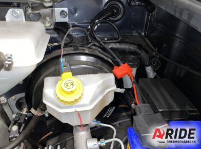 Рис. 5 Наши проекты: Пневмоподвеска на УАЗ Профи Полуторка