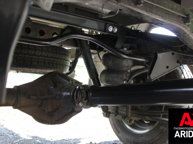 Рис. 3 Наши проекты: Пневмоподвеска на заднюю ось УАЗ Профи Полуторка/Спарка