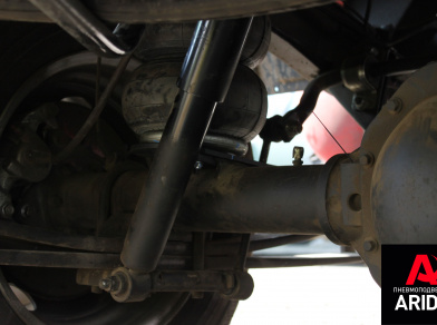 Рис. 2 Наши проекты: Пневмоподвеска на заднюю ось УАЗ Профи Полуторка/Спарка