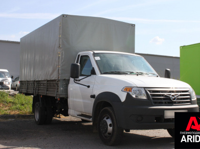 Рис. 1 Наши проекты: Пневмоподвеска на заднюю ось УАЗ Профи Полуторка/Спарка