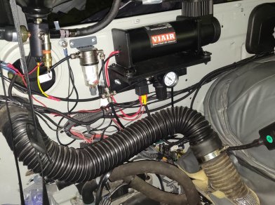 Рис. 5 Наши проекты: Пневмоподвеска на УАЗ 452 (Буханка) - Этапы установки