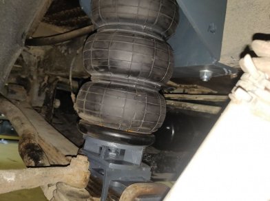 Рис. 2 Наши проекты: Пневмоподвеска на УАЗ 452 (Буханка) - Этапы установки