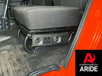 Рис. 6 Наши проекты: Установка комплекта пневмоподвески на УАЗ Хантер