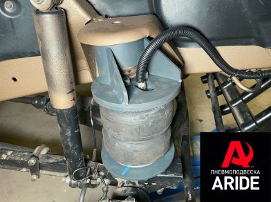 Рис. 4 Наши проекты: Установка комплекта пневмоподвески на УАЗ Хантер