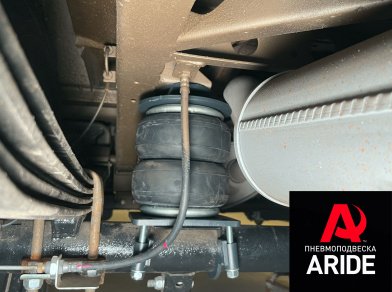 Рис. 3 Наши проекты: Установка комплекта пневмоподвески на УАЗ Хантер