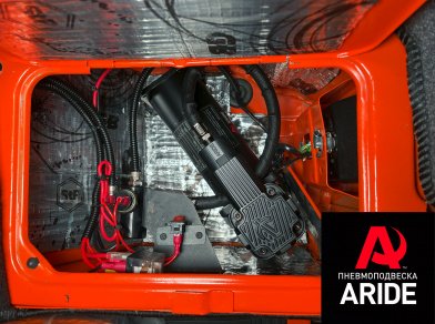 Рис. 8 Наши проекты: Установка комплекта пневмоподвески на УАЗ Хантер