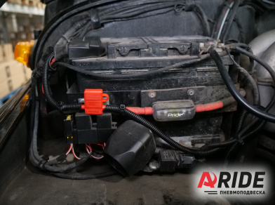 Рис. 10 Наши проекты: Вспомогательная пневмоподвеска на УАЗ Хантер