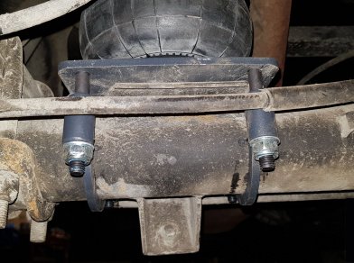 Рис. 5 Наши проекты: Установка пневмоподушек на заднюю ось УАЗ Патриот